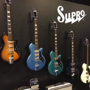 New Supro guitars with gold foil pickups!